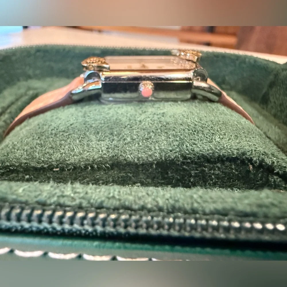 Coach Cadie Watch with Blush Pink Strap and Tea Rose Motifs - Picture 4 of 8